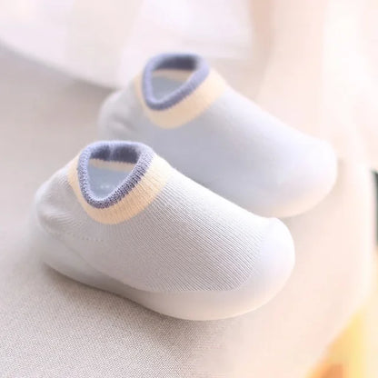 Baby Socks Shoes Infant Color Matching Cute Kids Boys Shoes Doll Soft Soled Child Floor Sneaker Bebe Toddler Girls First Walkers