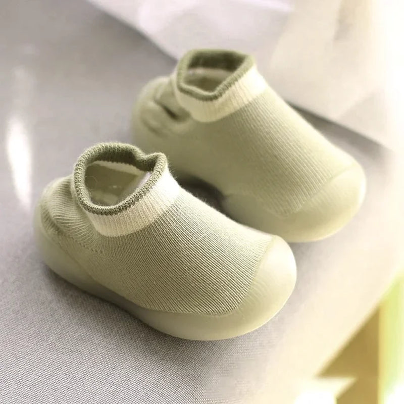 Baby Socks Shoes Infant Color Matching Cute Kids Boys Shoes Doll Soft Soled Child Floor Sneaker Bebe Toddler Girls First Walkers