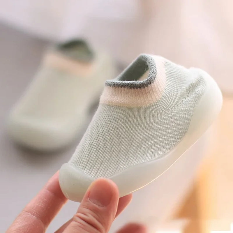 Baby Socks Shoes Infant Color Matching Cute Kids Boys Shoes Doll Soft Soled Child Floor Sneaker Bebe Toddler Girls First Walkers