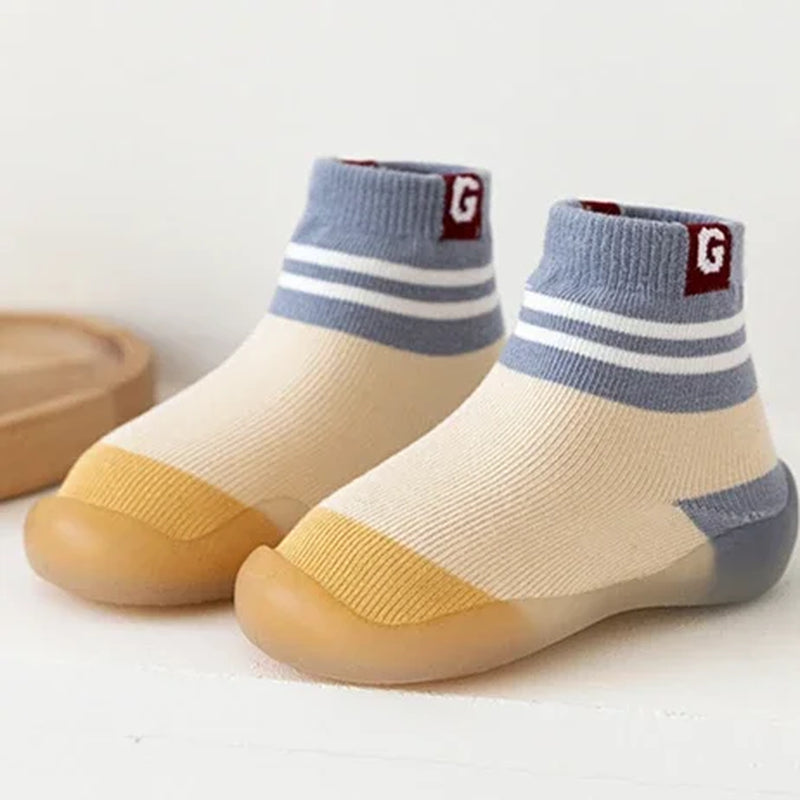 Baby Socks Shoes Infant Color Matching Cute Kids Boys Shoes Doll Soft Soled Child Floor Sneaker Bebe Toddler Girls First Walkers