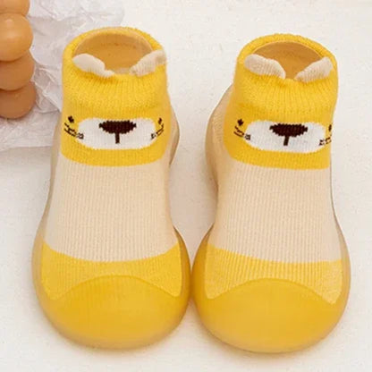 Baby Socks Shoes Infant Color Matching Cute Kids Boys Shoes Doll Soft Soled Child Floor Sneaker Bebe Toddler Girls First Walkers