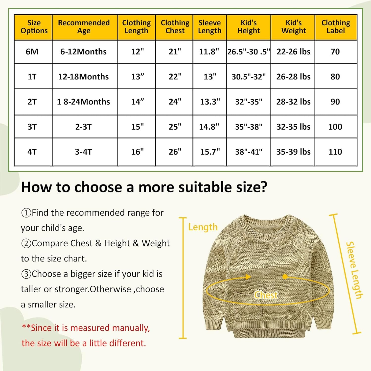 Baby Boys Girls Crochet Sweater Infant Kids Cable Knit Cotton Cardigans Casual Long Sleeve Pullover Spring 6M-4T