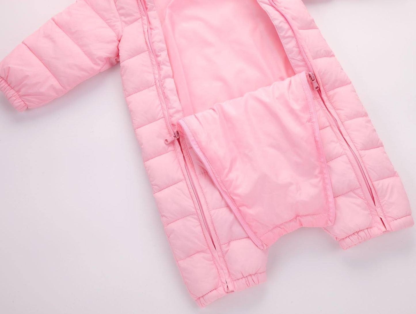 Toddler Cotton Romper Baby Winter Coat Zipper Long Sleeve Cute Baby Snowsuit